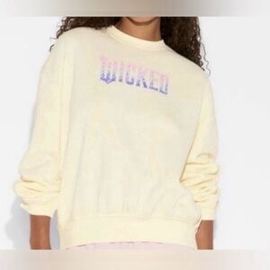 Wicked Glinda Butterfly Women’s Large Sweatshirt X Target Butterfly Pearl NWT L